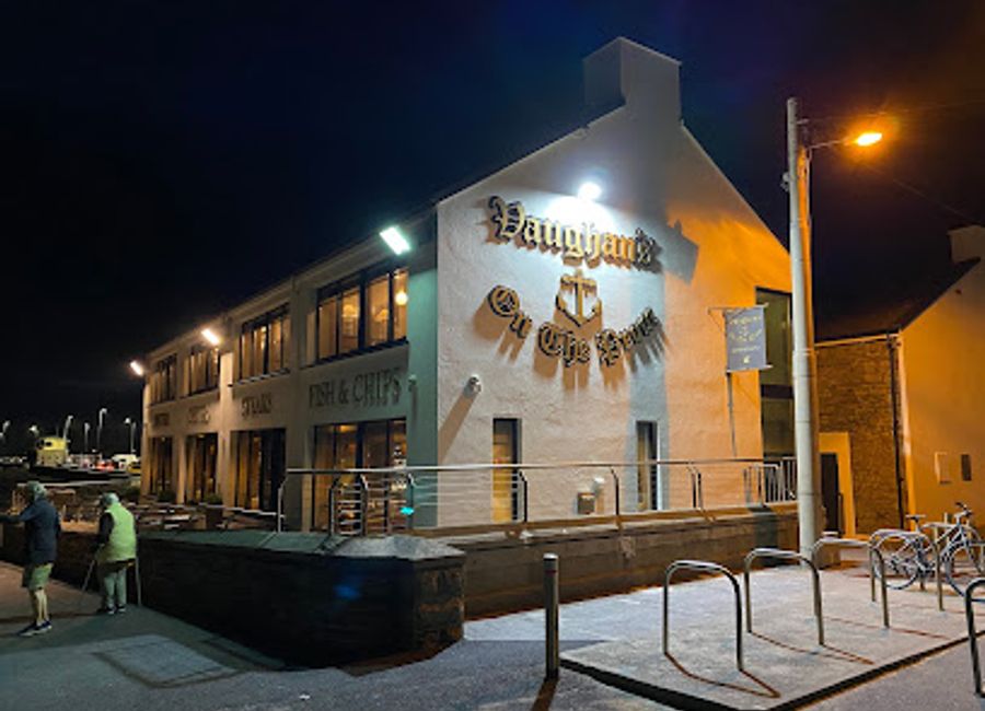Discover Vaughans on the Prom: A premier restaurant in Lahinch serving fresh seafood with breathtaking views of the Atlantic Ocean.