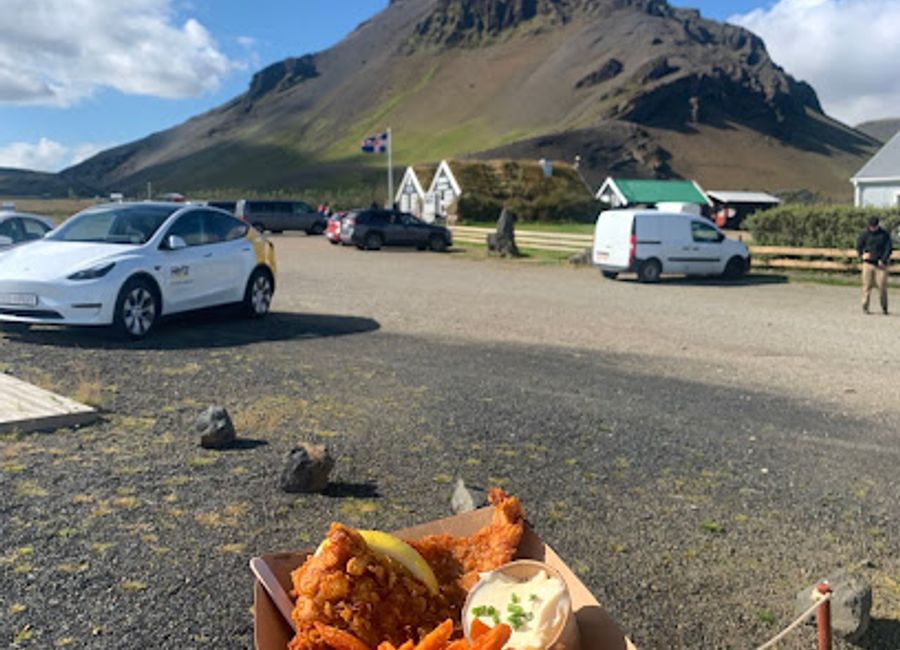 Experience delicious meals at FRISTA Food Truck in Arnarstapi, where stunning views meet exceptional flavors on your Icelandic adventure.