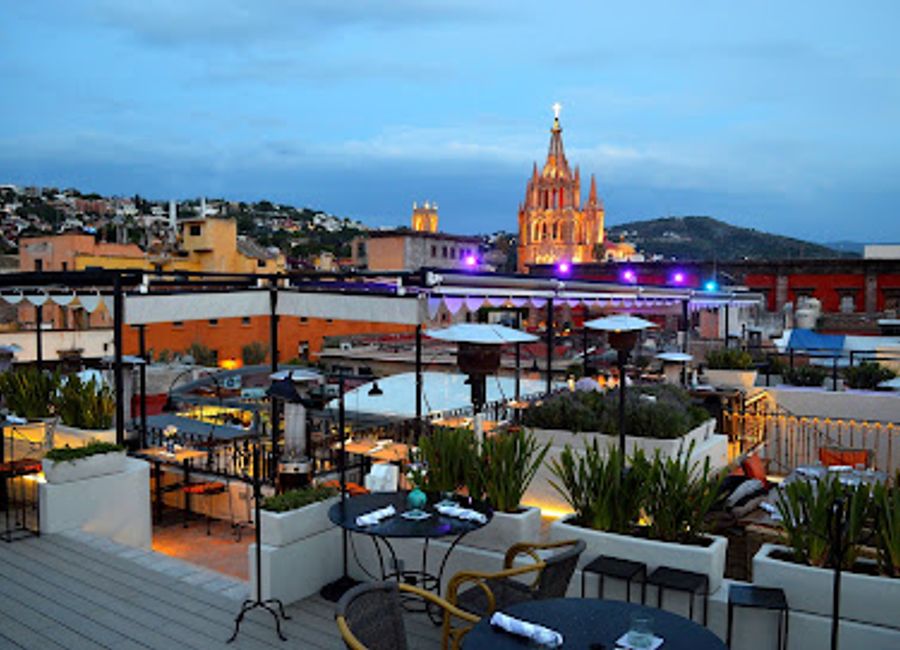 Experience innovative Mexican cuisine in a charming atmosphere at Trazo 1810 in San Miguel de Allende.