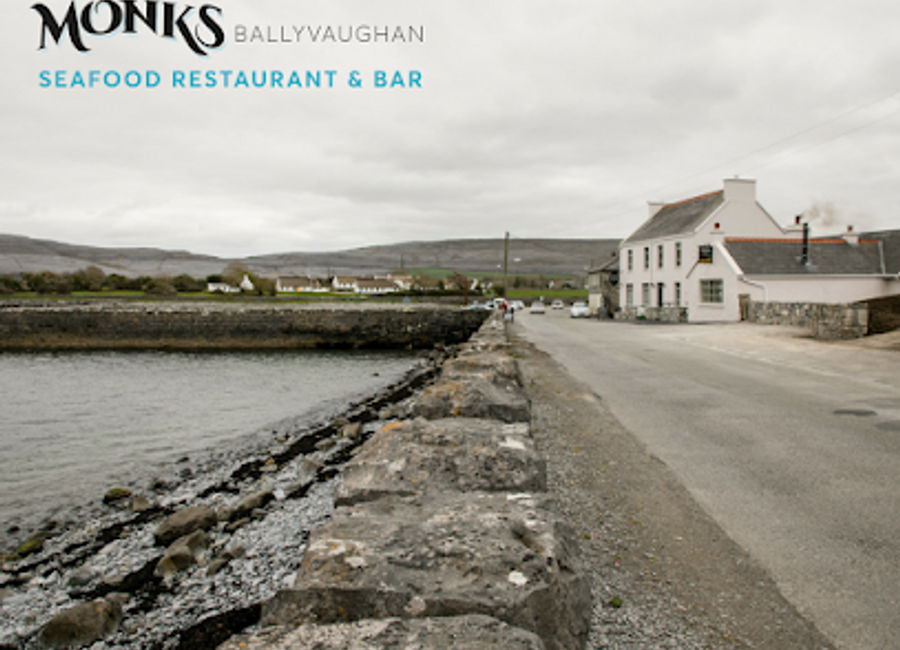 Experience authentic Irish hospitality at Monks Ballyvaughan—your perfect coastal retreat for exquisite seafood dining and breathtaking ocean views.