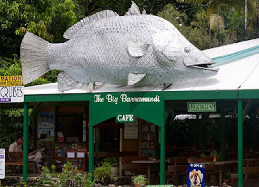 Explore exquisite flavors at Big Barramundi Garden amidst the breathtaking scenery of Daintree National Park.