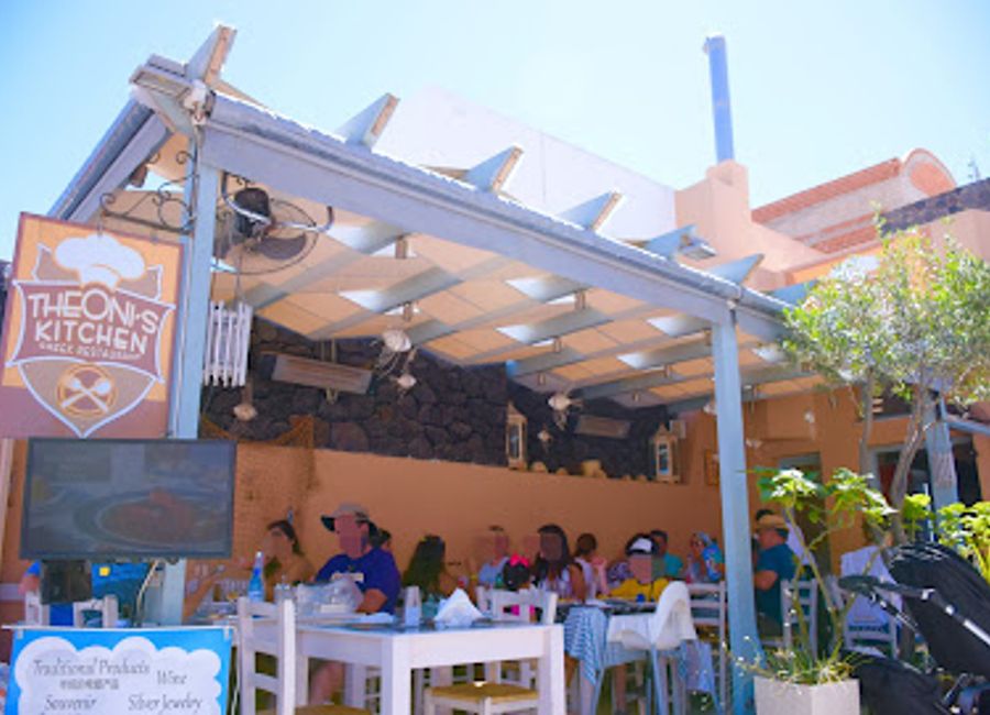 Experience the essence of Greek culinary traditions at Theoni’s Restaurant in Fira, Santorini - where authentic flavors meet breathtaking views.