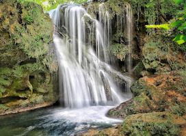 Waterfall At Văioaga