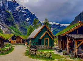 Gudvangen viking village