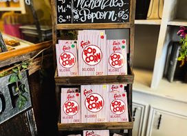 McKenzie's Popcorn in Janel’s Flowers + Buttercup Bakery