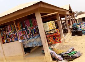 Dambai Lake Side Market
