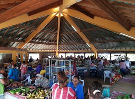 Marché municipal de Wé.
