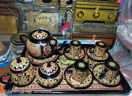 ပြည့်ရှင်မင်းယွန်းထည်-PYAE SHIM MIN Lacquerware Shop