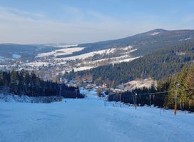 Skicentrum Deštné in the Eagle Mountains