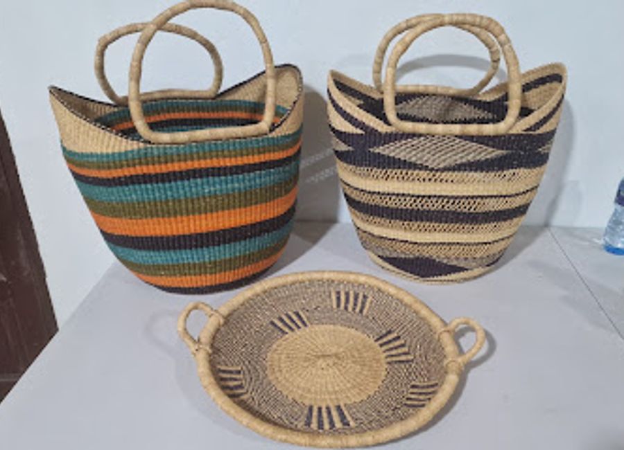 Explore the Bolgatanga Arts and Crafts Village: A treasure trove of authentic Ghanaian handicrafts and vibrant local culture.