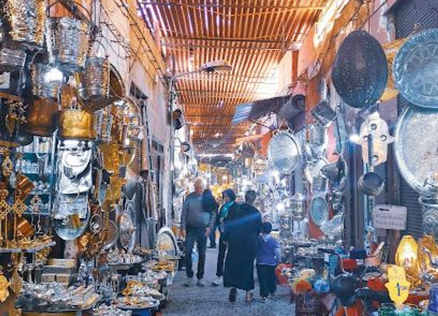 Experience the vibrant culture and shopping delights of Souk Laksour in the heart of Marrakesh, where tradition meets adventure.
