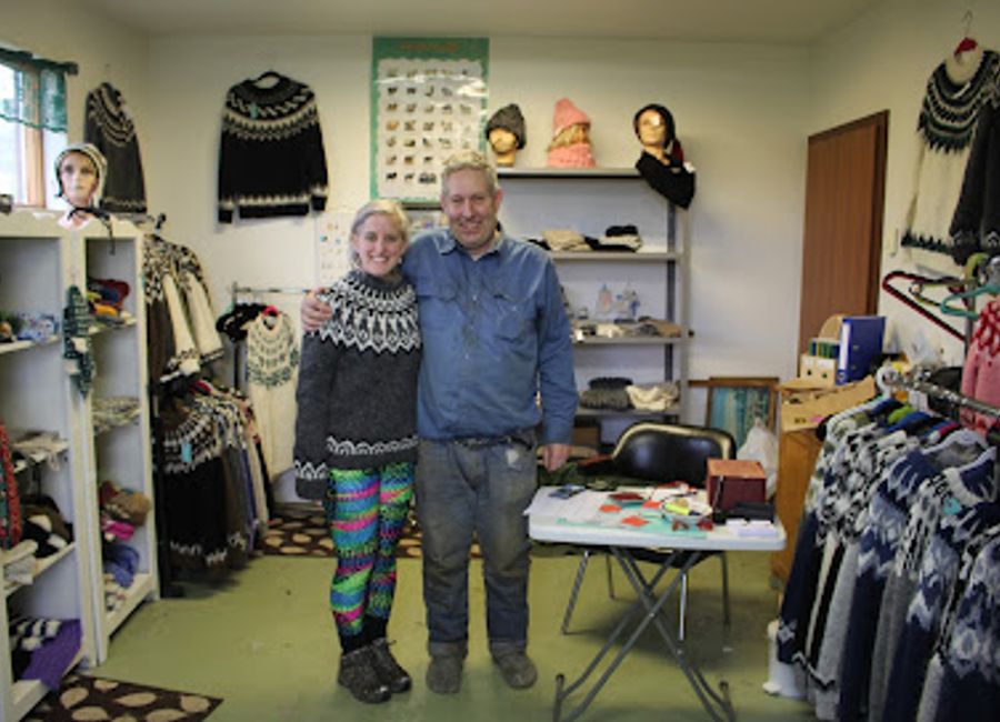 Explore the charm of Icelandic craftsmanship at Vinnustofan Rosin, your go-to destination for authentic wool sweaters and goods.