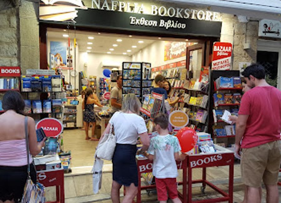 Discover Nafplia Bookstore, a literary gem in Nafplio, offering a vast collection of local and international books in a cozy atmosphere.