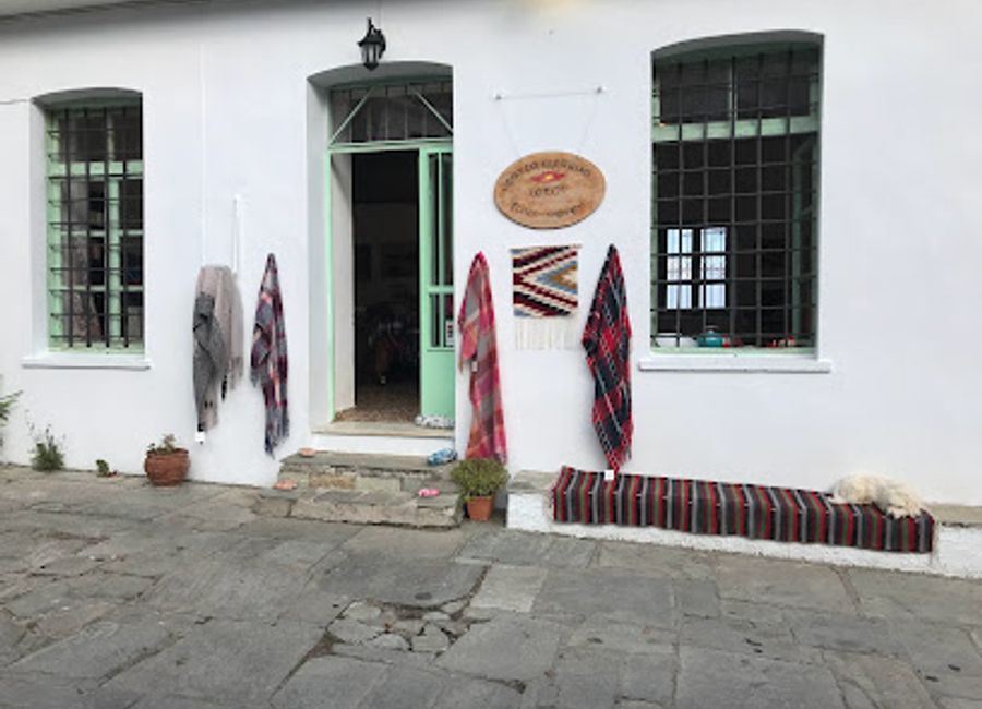 Discover the artistry of traditional Greek needlework at Istos Pelion in Zagora, a haven for unique handmade textiles and crafts.