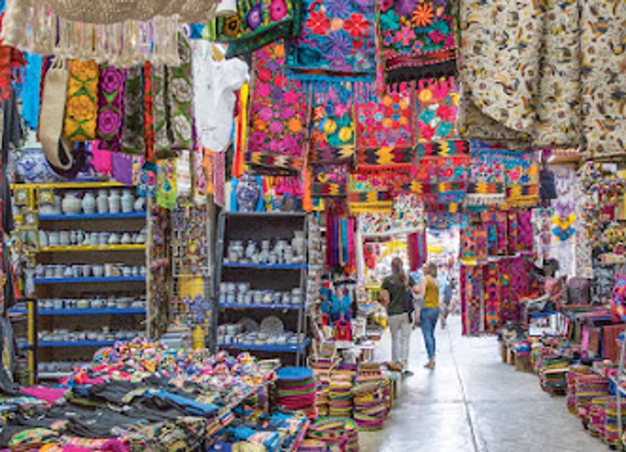 Explore the vibrant Oaxaca Artisan Market, where local craftsmanship and rich culture come together in a colorful and lively atmosphere.