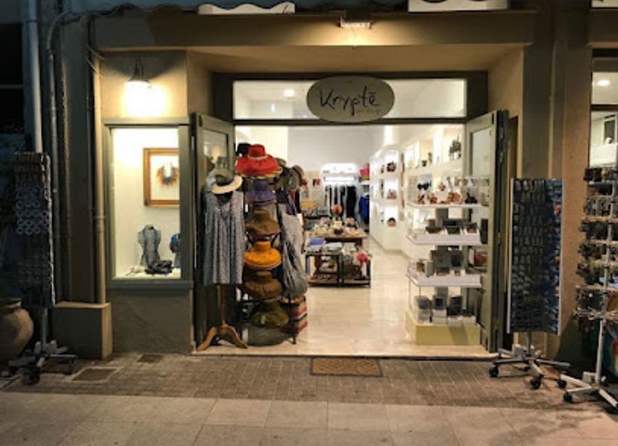 Explore the artistic heart of Greece at Krypte ArtShop, where unique handmade treasures await every visitor in Archaia Olympia.
