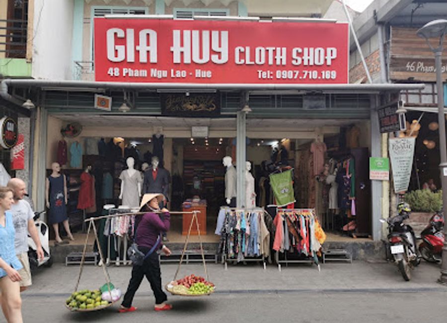 Explore the artistry of custom tailoring at Gia Huy Silk Tailor Shop in Huế, where tradition meets modern fashion.
