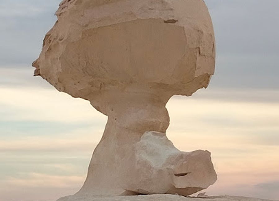 Discover the cultural and natural beauty of the White Desert at the Visitor Building – an essential stop for travelers in Egypt's New Valley.