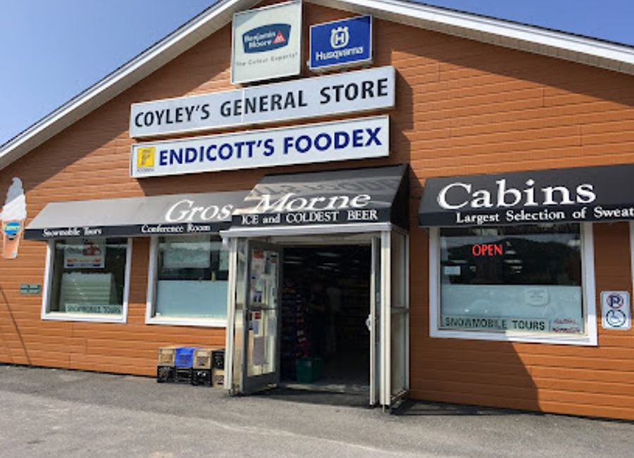 Discover the heart of Rocky Harbour at Coyley's General Store, your one-stop shop for local goods, snacks, and souvenirs in Newfoundland.