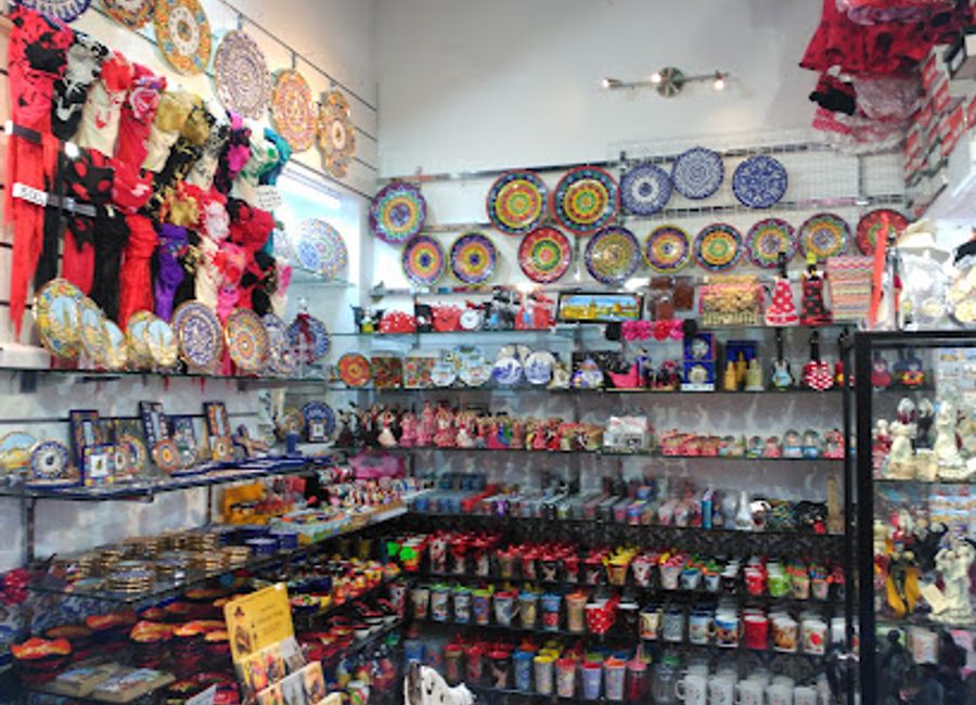 Explore the heart of Seville through Souvenir Alegria de Sevilla, a gift shop showcasing authentic local crafts and treasures.