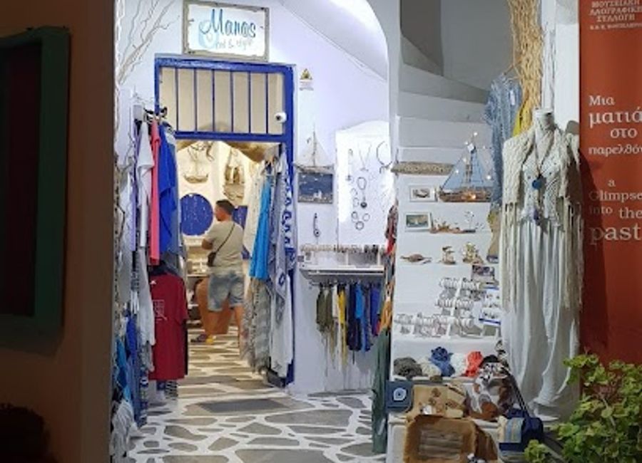 Explore Manos Art and Style, the ultimate destination for unique souvenirs and local artistry in the heart of Naxos.
