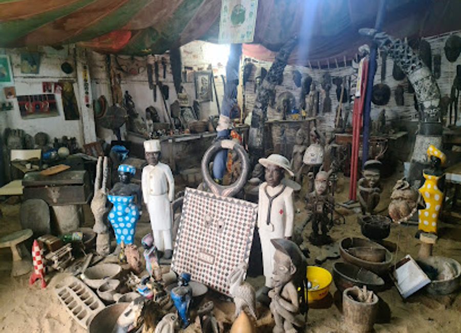 Explore Nimzatt Galerie in St. Louis for a unique selection of Senegalese crafts, art, and souvenirs that capture the essence of local culture.