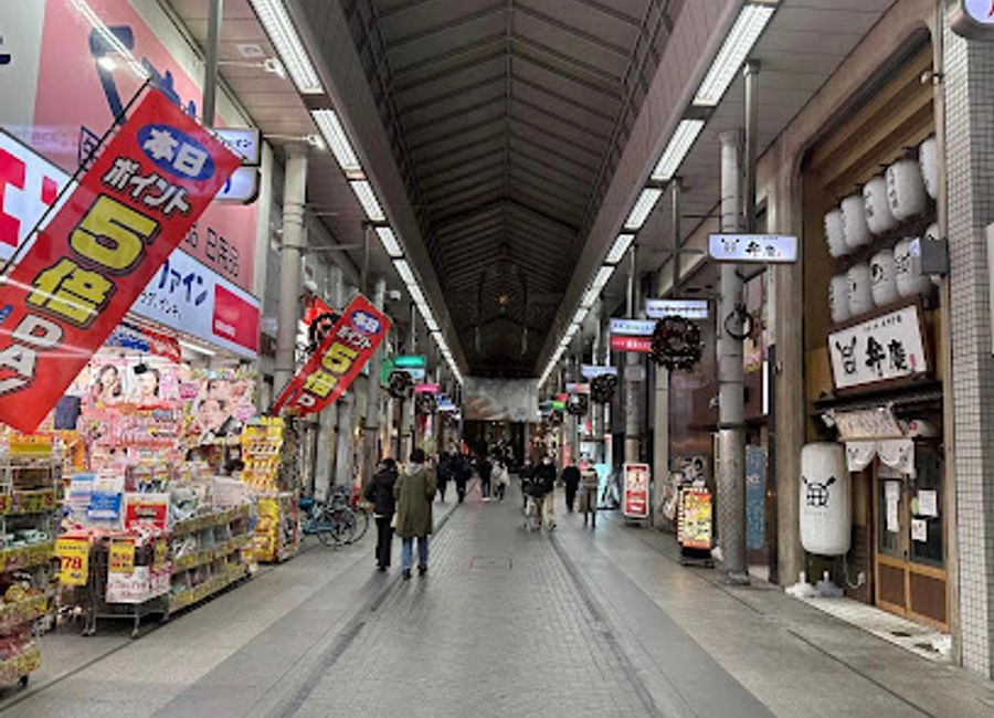 Explore the lively Takamatsu Central Shopping Street for a rich blend of shopping, dining, and local culture in the heart of Kagawa.