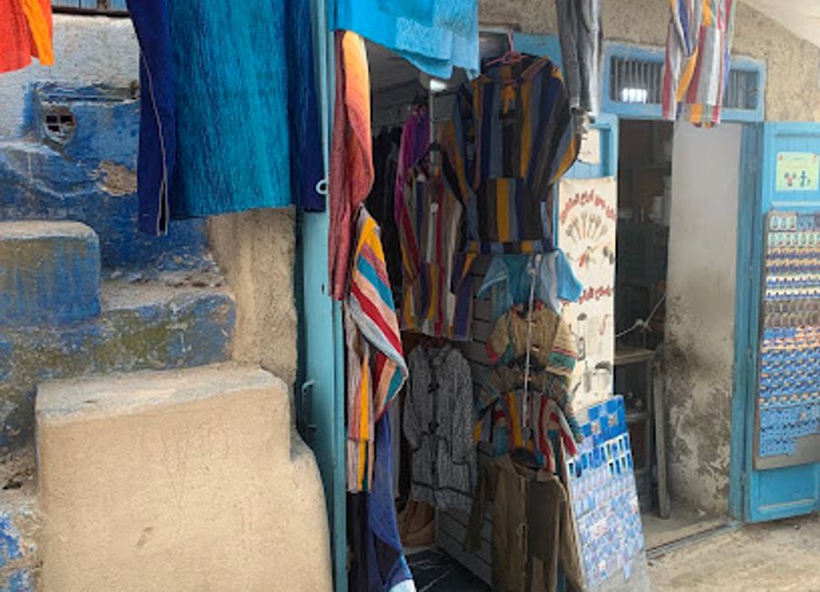 Discover authentic Moroccan crafts and souvenirs at Bazar Ahmed, a vibrant variety store in the heart of Chefchaouen.