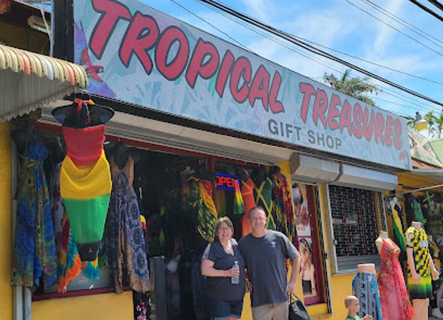 Explore Tropical Treasures Gift Shop in Montego Bay for unique souvenirs, local crafts, and a taste of Jamaican culture.
