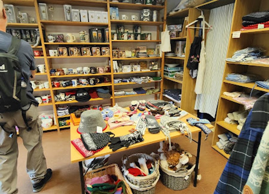 Discover unique souvenirs and local crafts at Eidfjord Gift Shop, capturing Norway's breathtaking beauty in every piece.