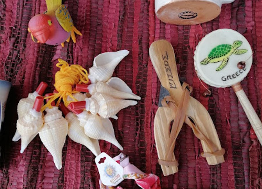 Explore unique gifts and souvenirs at ΑΝΝΑ ΜΑΡΙΑ in Kissos, a treasure trove of Greek culture and charm.