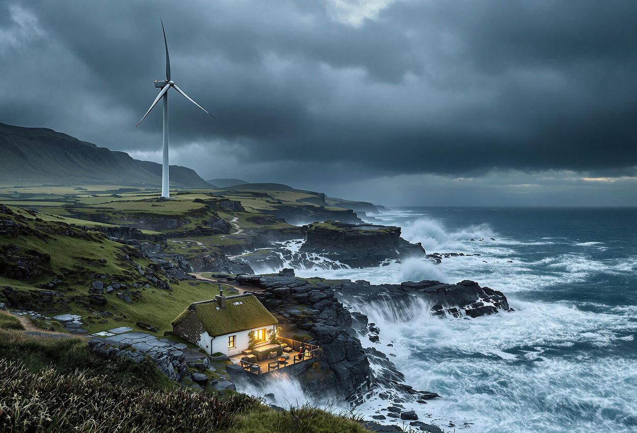 A captivating photograph of the Orkney Islands