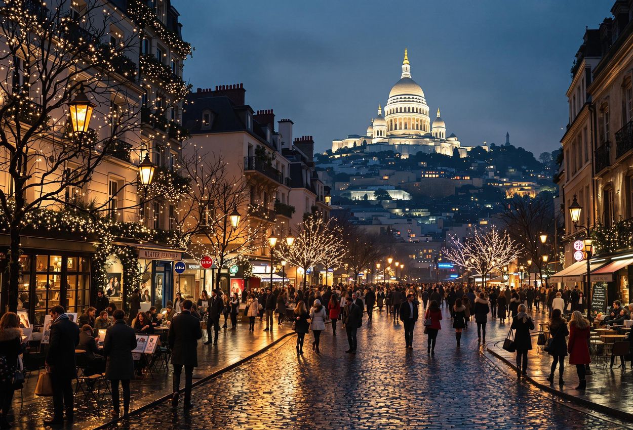 A captivating photograph capturing the vibrant New Year