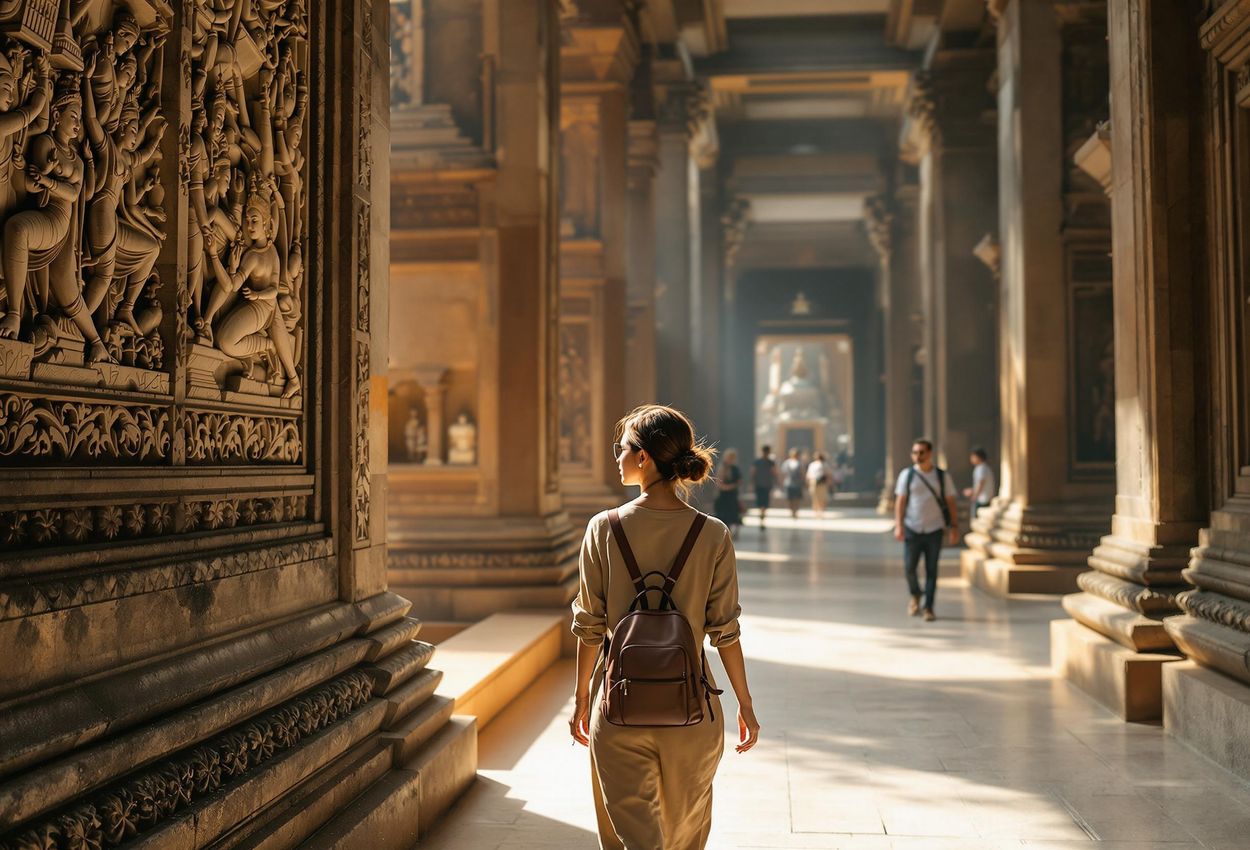 Traveler A photograph capturing a traveler