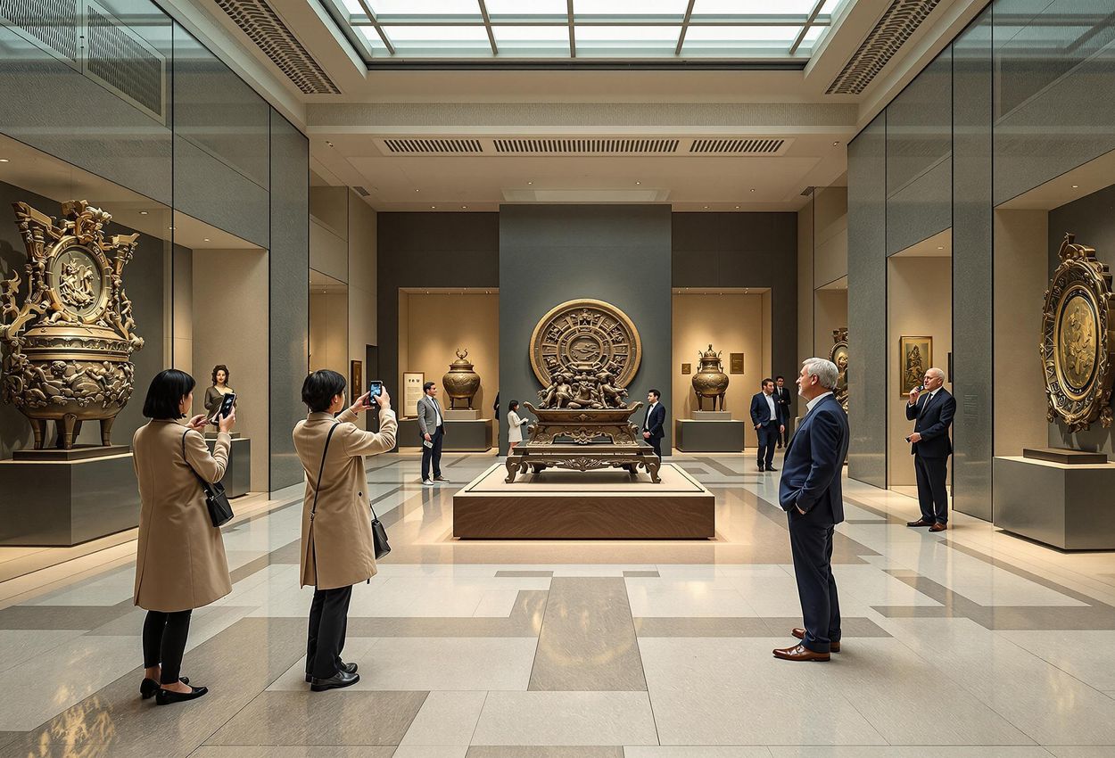 A photograph showcasing the Shanghai Museum