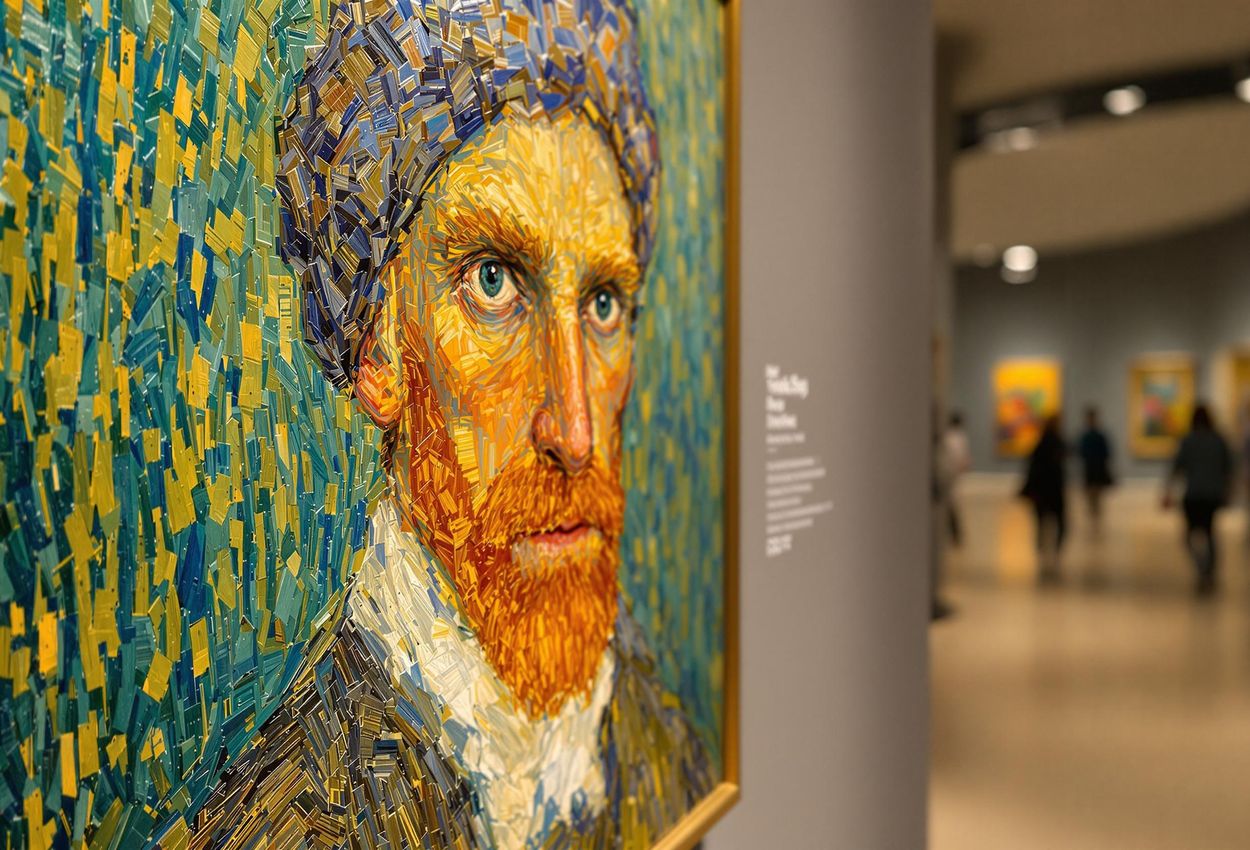 A detailed photograph of Vincent van Gogh