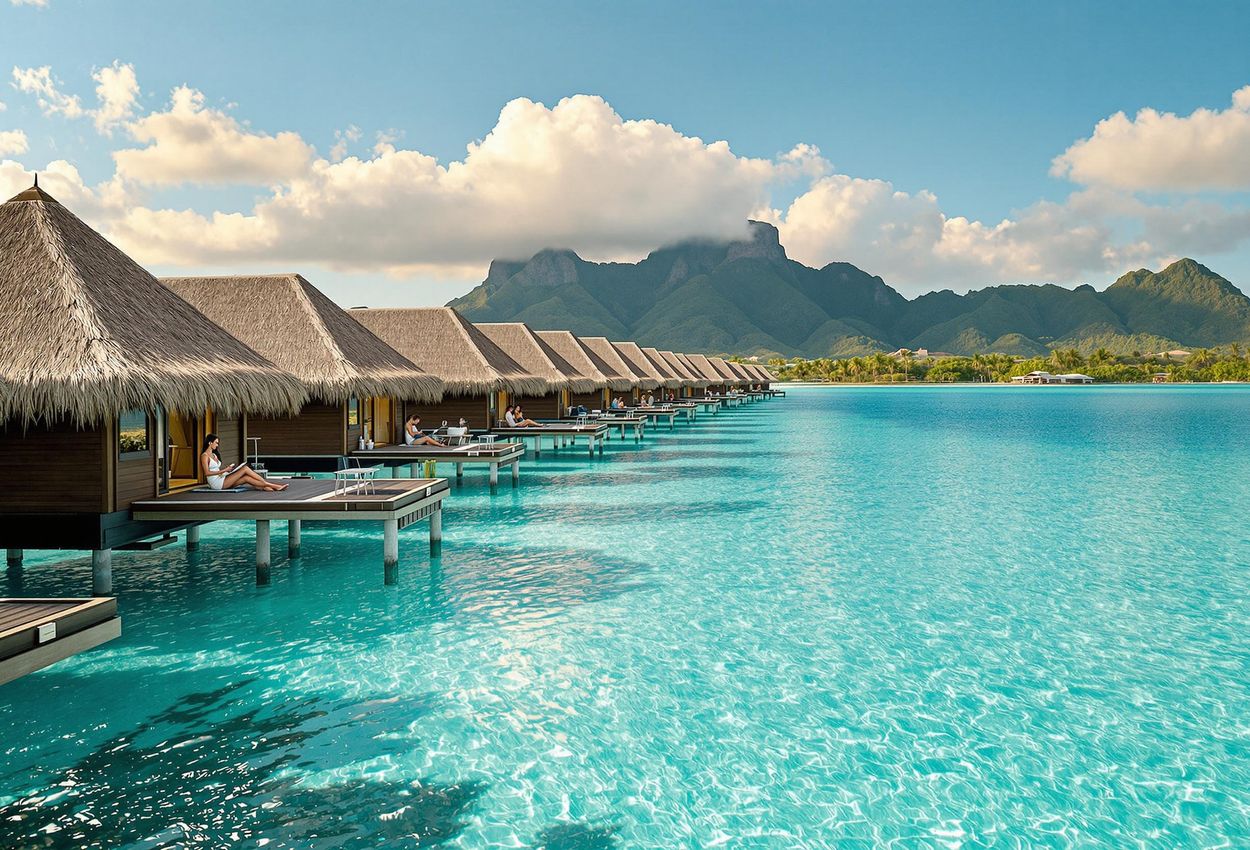 A serene landscape photograph of Le Taha