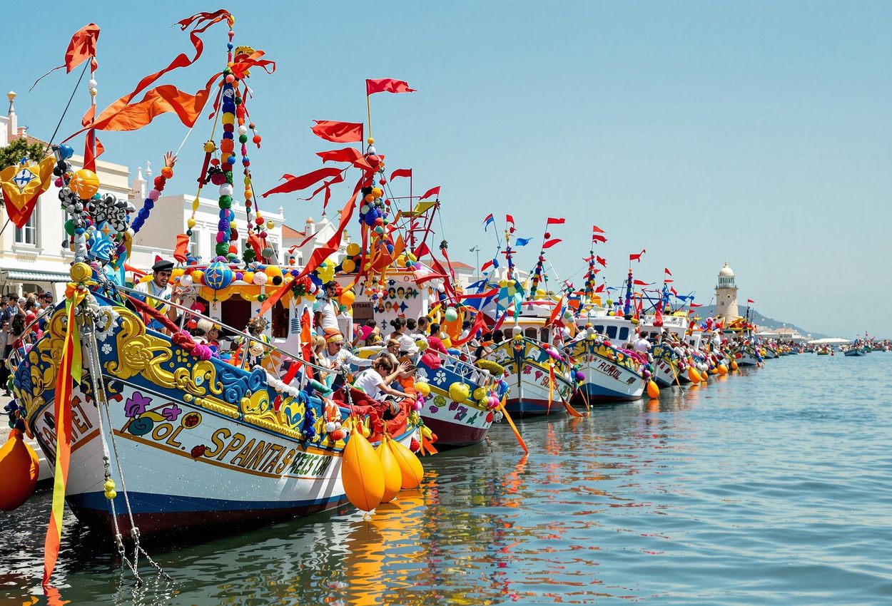 A photograph capturing the vibrant Saint Peter