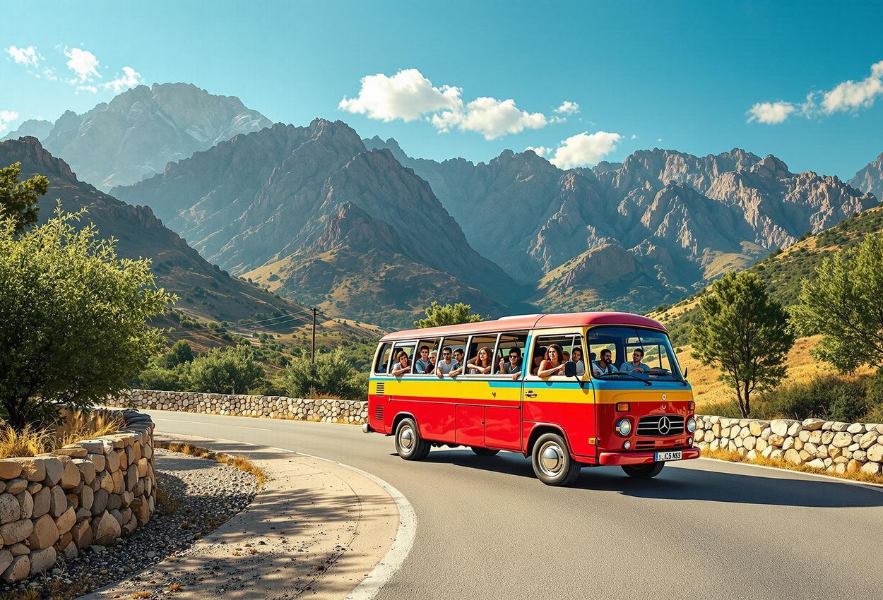 A vibrant photograph capturing a local 