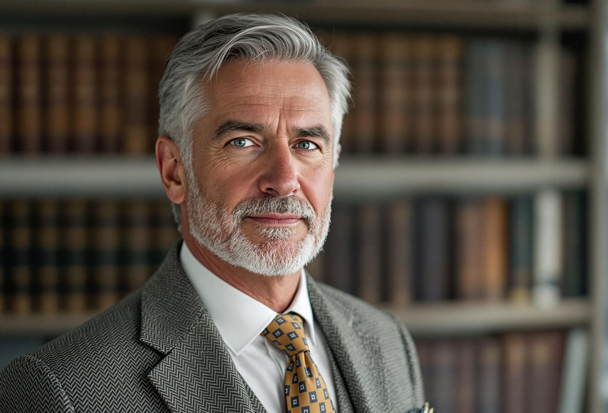 A captivating portrait of Lars Trägårdh, a key speaker at the Heritage Fair in Stockholm, capturing his intellectual depth and passion for the subject matter.