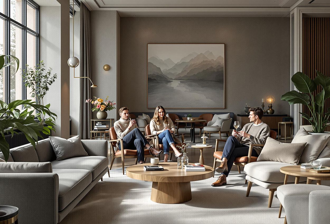 Interior photograph of the Nobis Hotel Stockholm