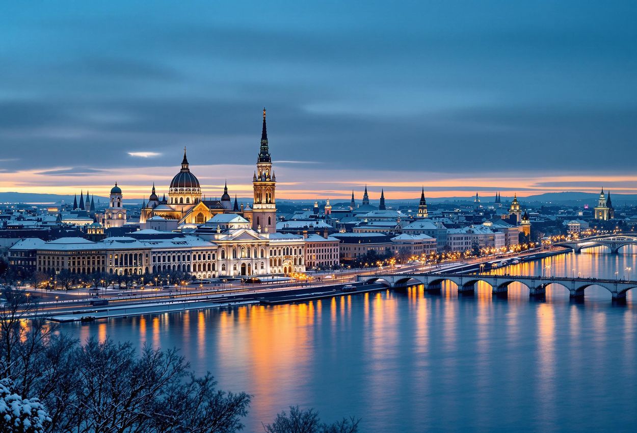A panoramic photograph of Vienna