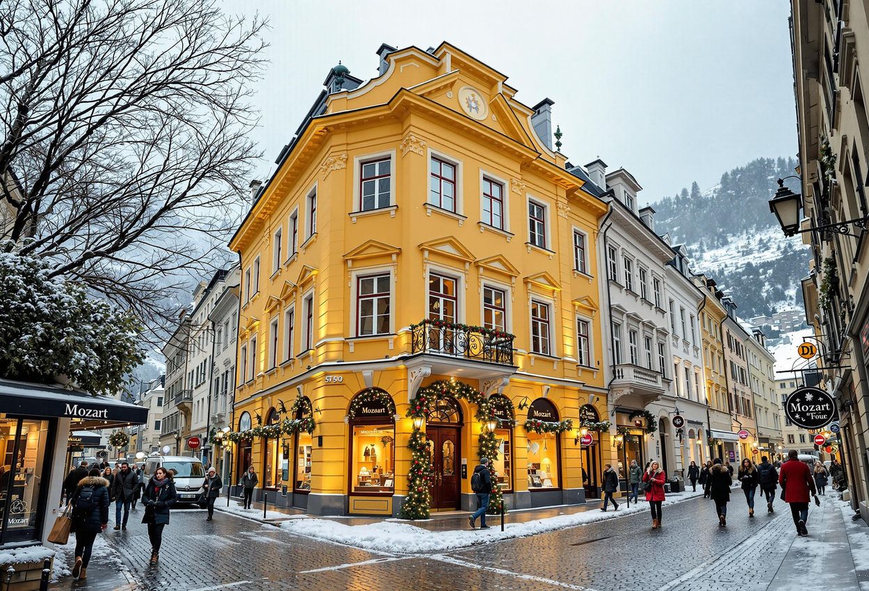 A photograph of Mozart