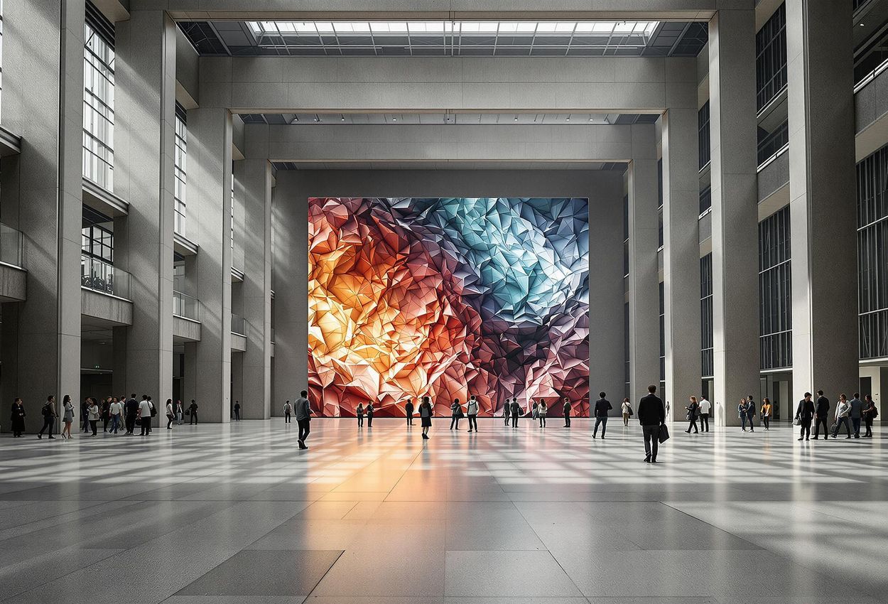 A photograph capturing the interior of the Tate Modern