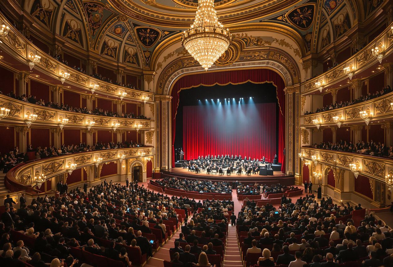 A detailed photograph of the Vienna State Opera