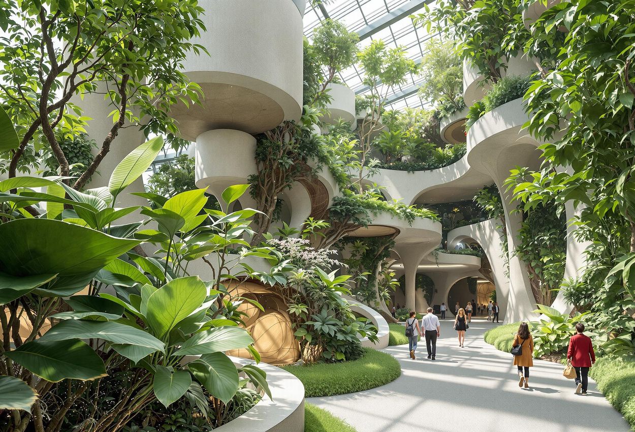 A detailed photograph showcases the Belgian Pavilion