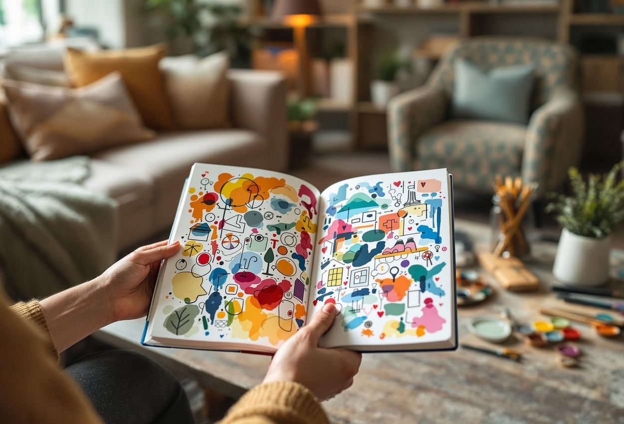 A medium shot depicts a person