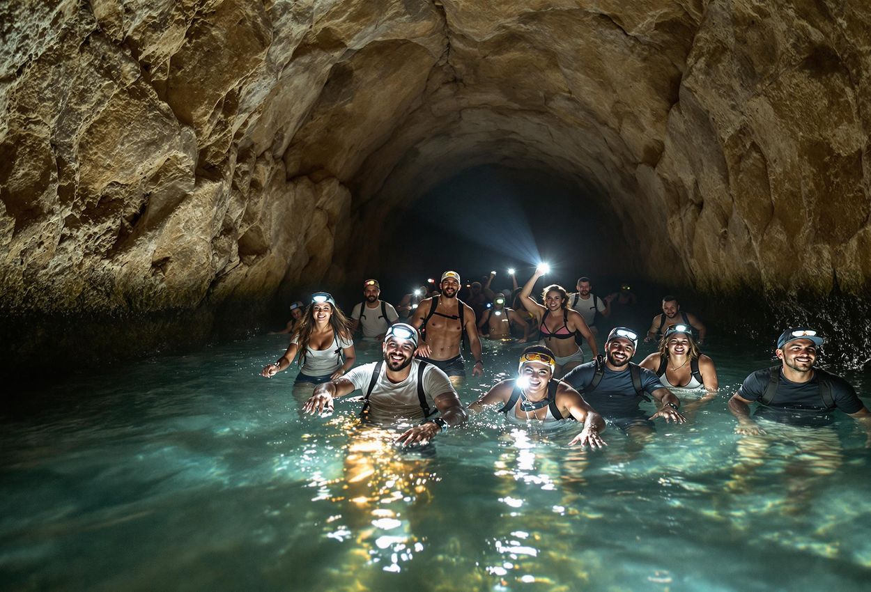 A ground-level photograph inside Hezekiah