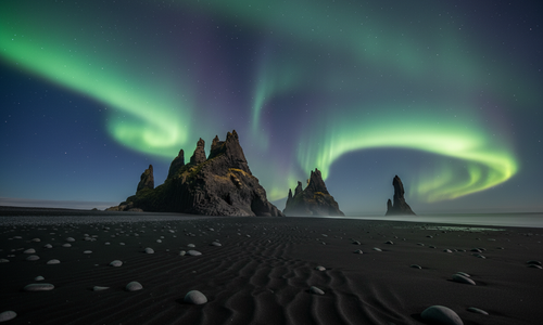 Iceland's Auroral Embrace: A Journey to the Northern Lights image