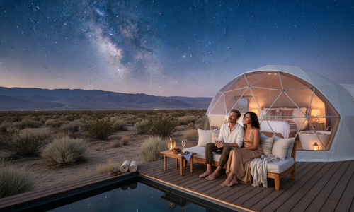Glamping Under the Stars: A Romantic Desert Escape image
